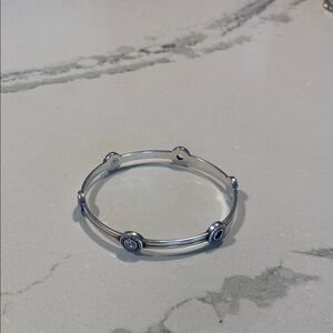 Brighton Silver Bamboo-Inspired Bracelet